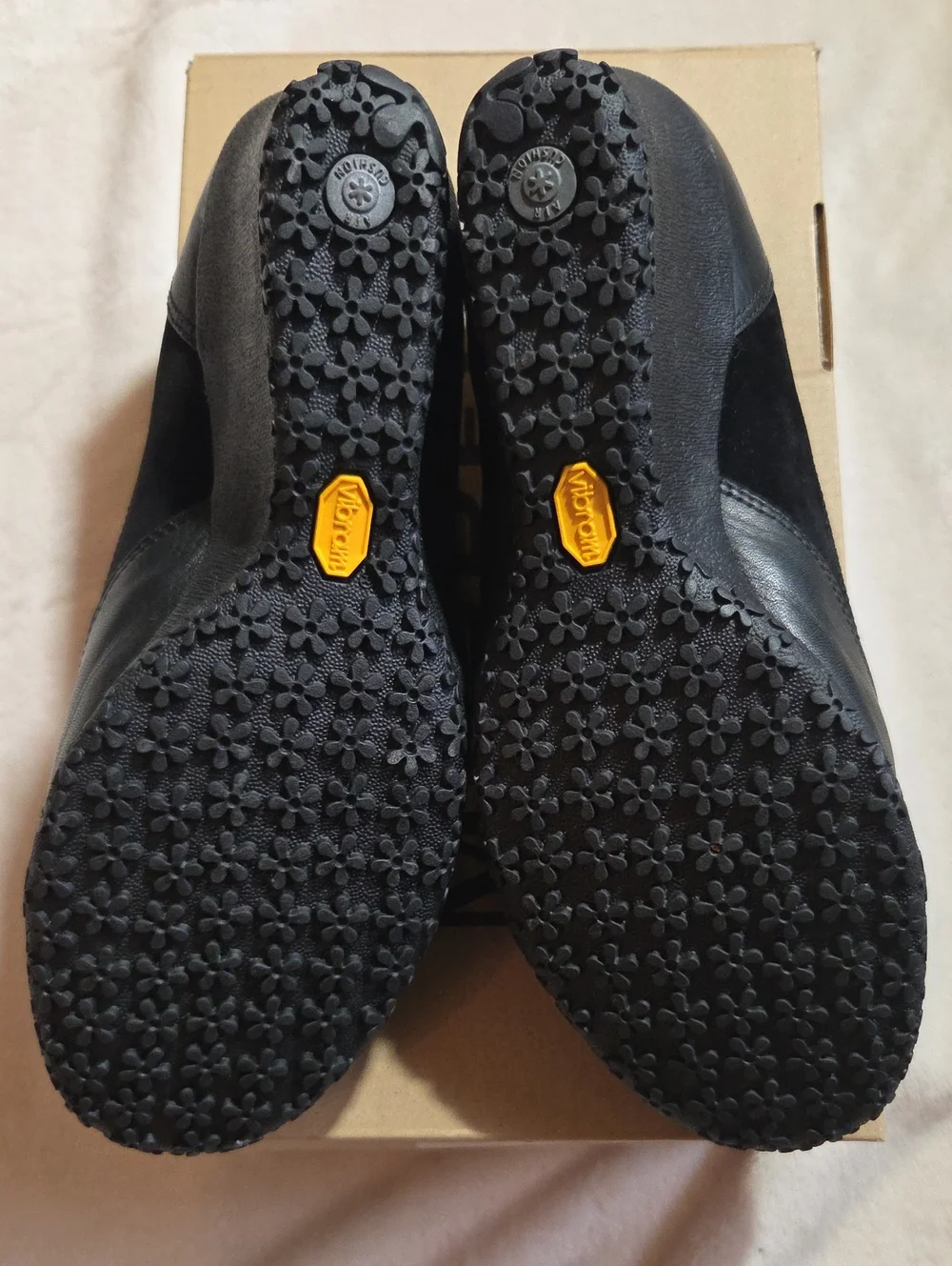 Merrell Lotus black leather suede slip on wedge Sz 8.5
